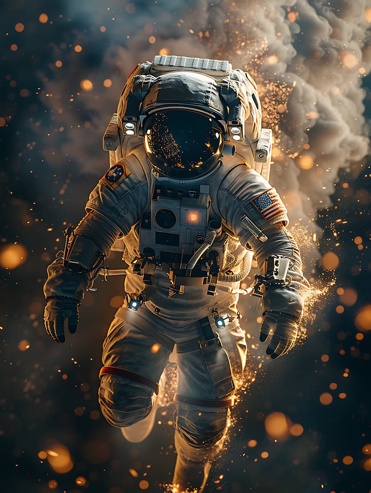 Epischer Fantasy Astronaut 6