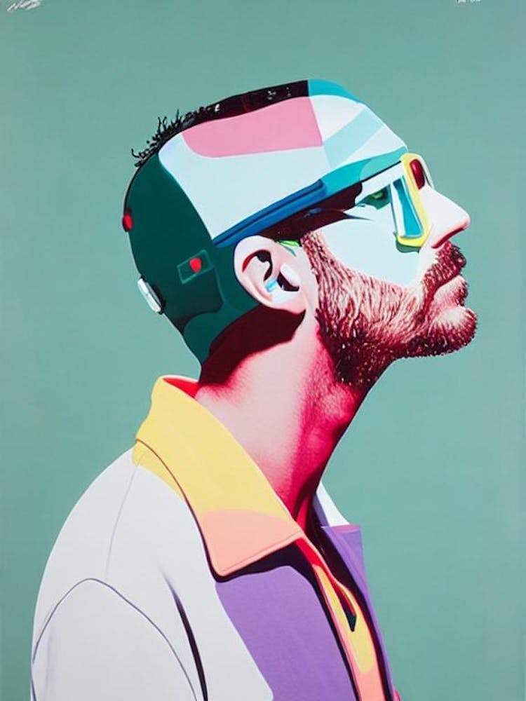 Benny Benassi Colourful Illustration