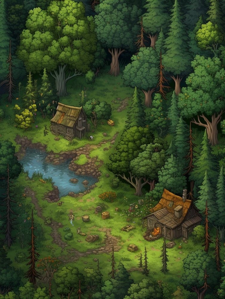 Forest Reserve Pixel Art 1