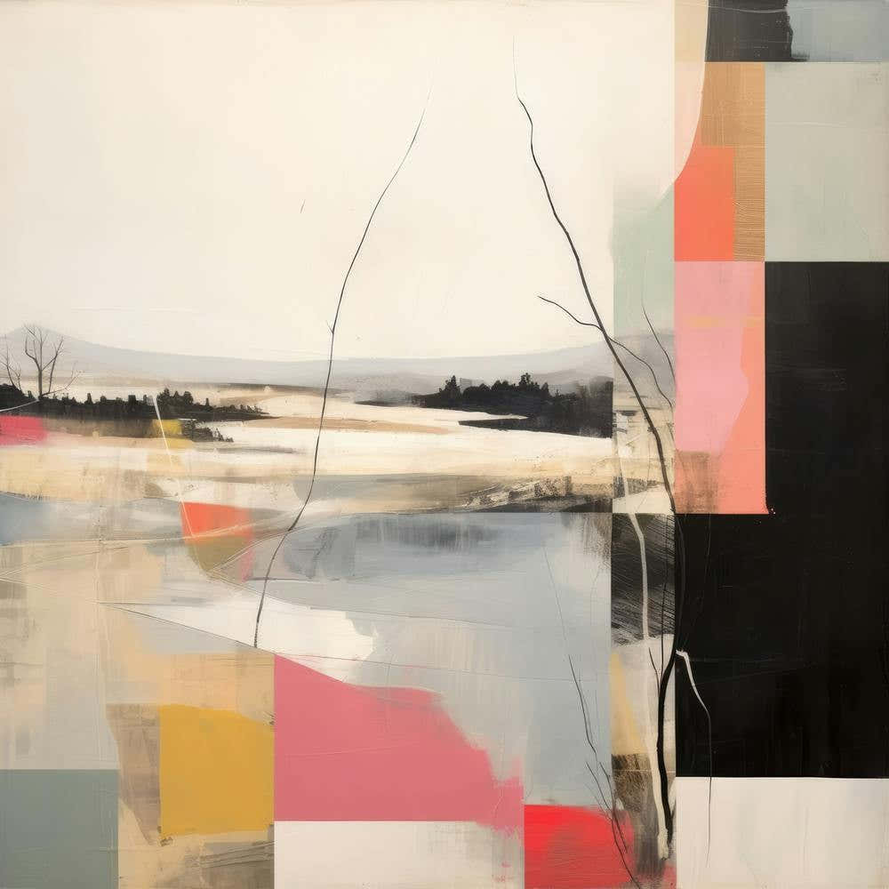 The Melody And Vibes Contemporary Landscape 15