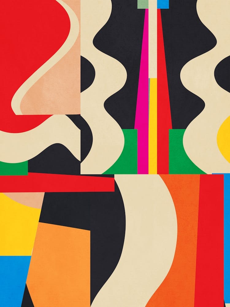 Colorful Geometric Abstract Art