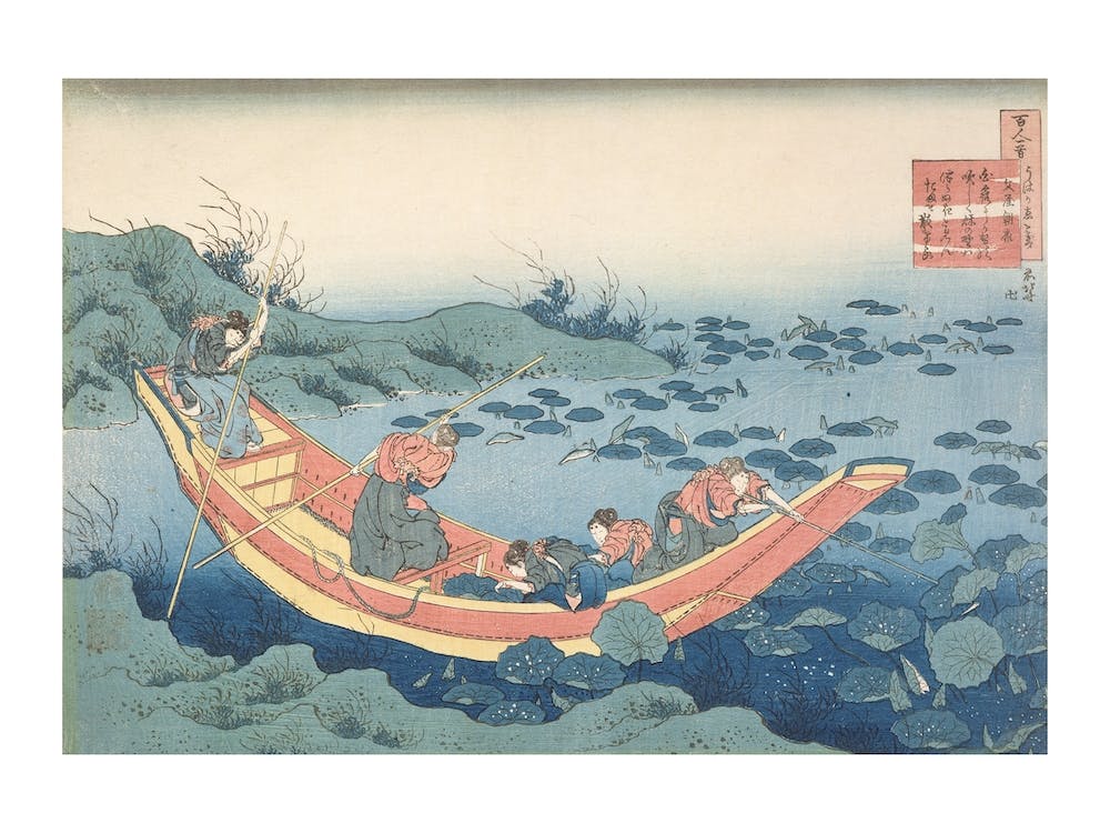 Women Gathering Waterlilies