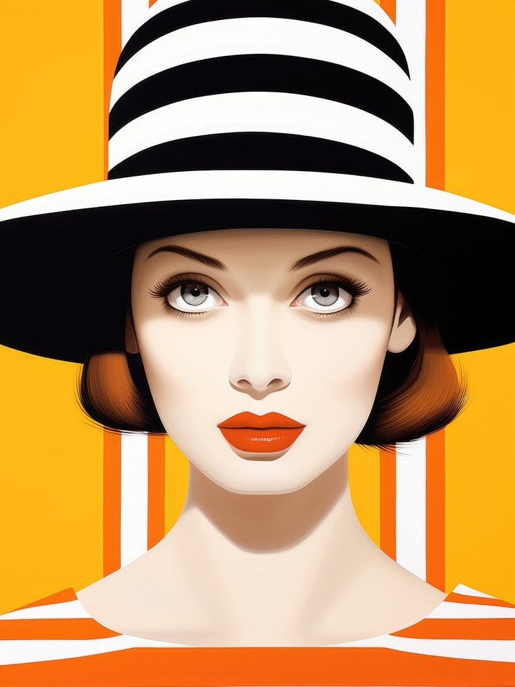 Woman In A Hat 34