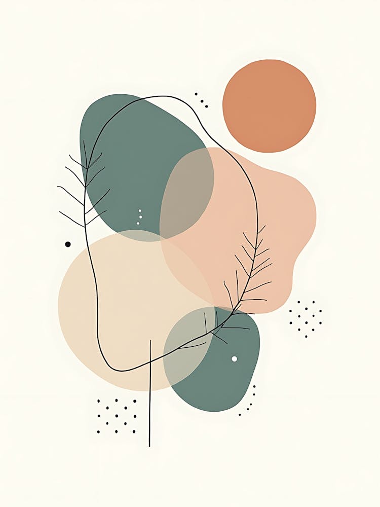 Whimsical Plant Silhouettes