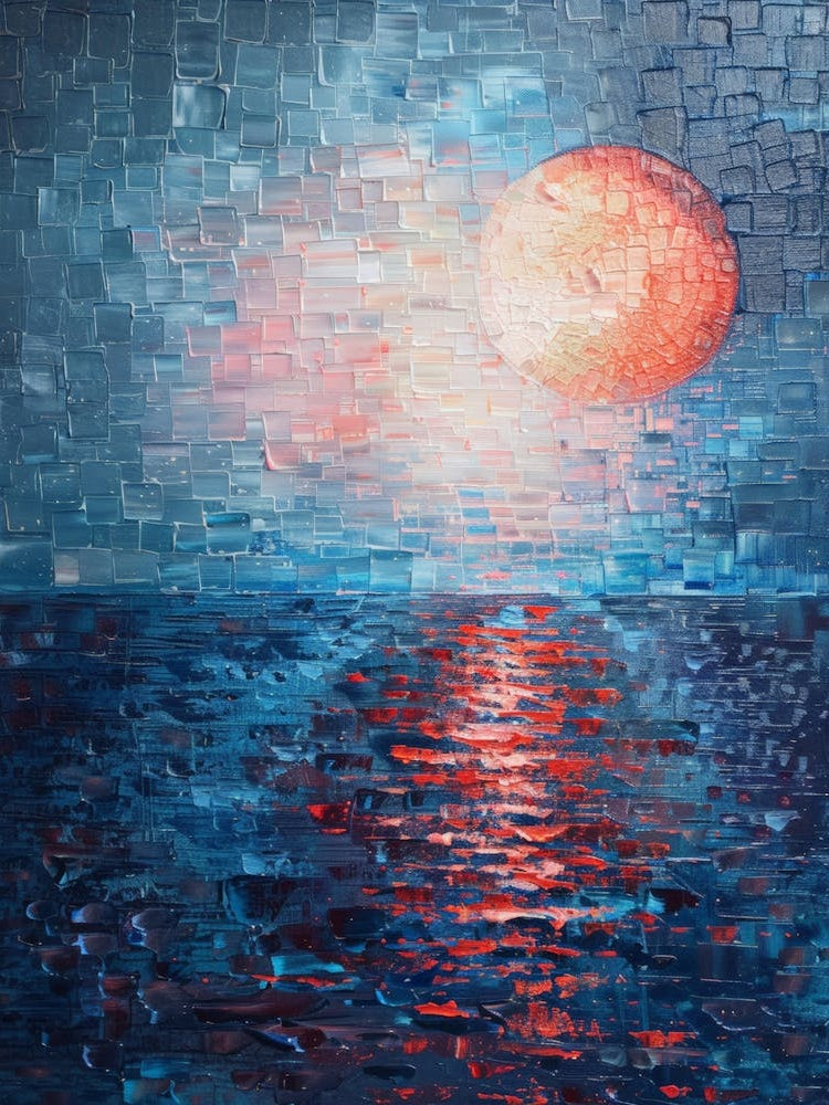 Sunset Over The Ocean 74