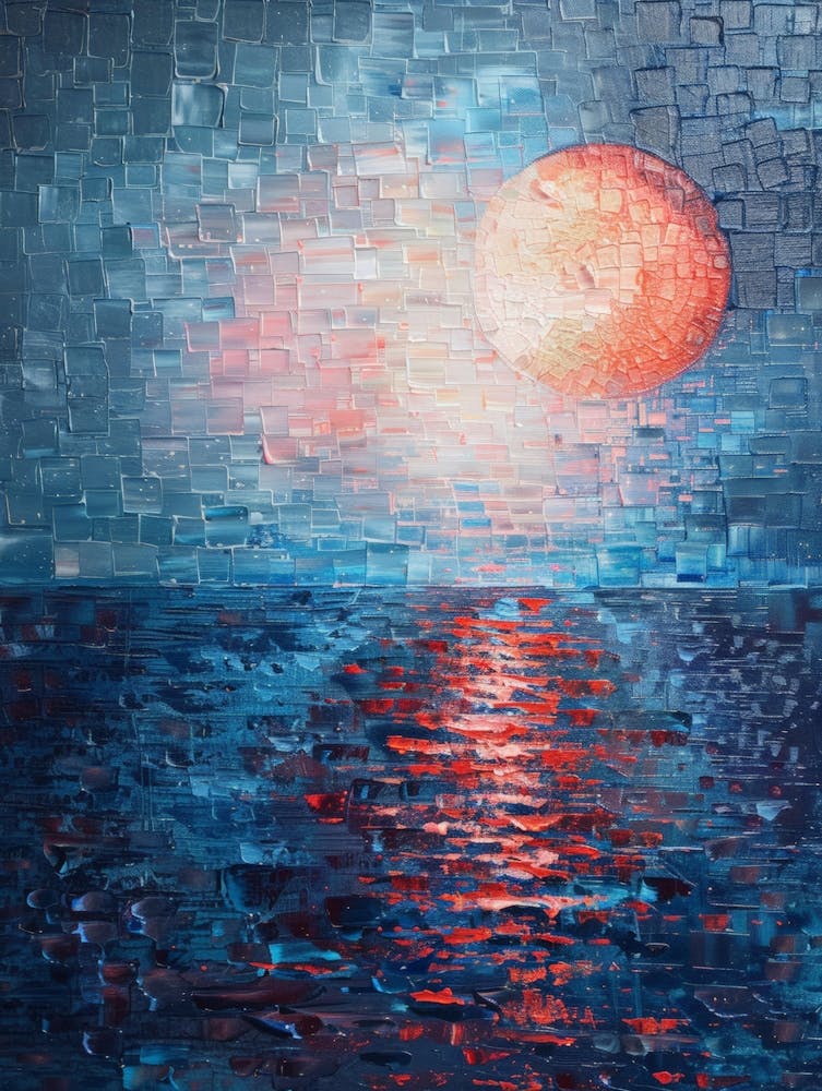 Sunset Over The Ocean 74