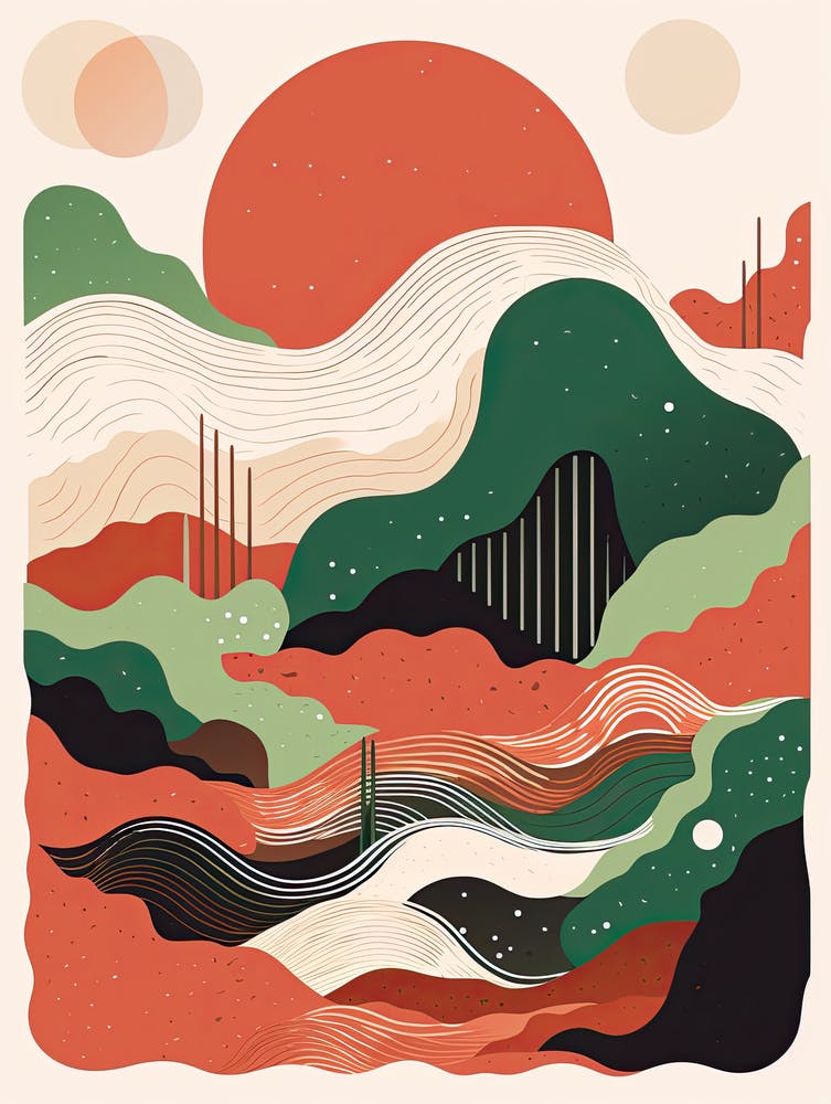 Time Traveling Tints; Vintage Print Risograph