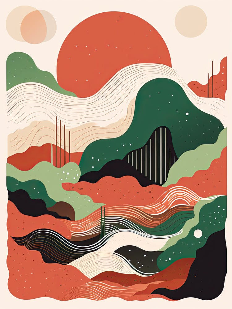 Time Traveling Tints; Vintage Print Risograph