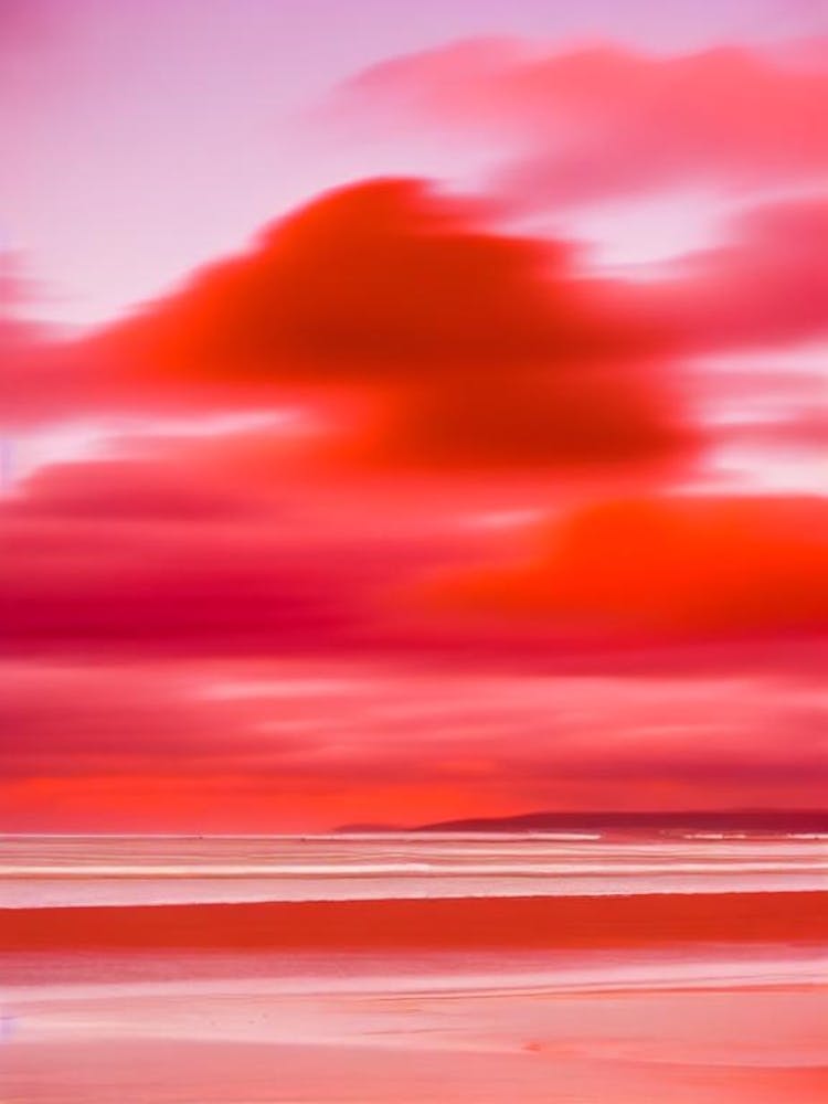 Dornoch Beach, Highlands, Scotland Pink Beach