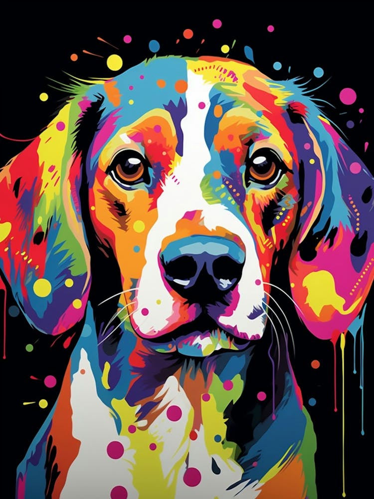 Beagle Pop Art Inspired 1