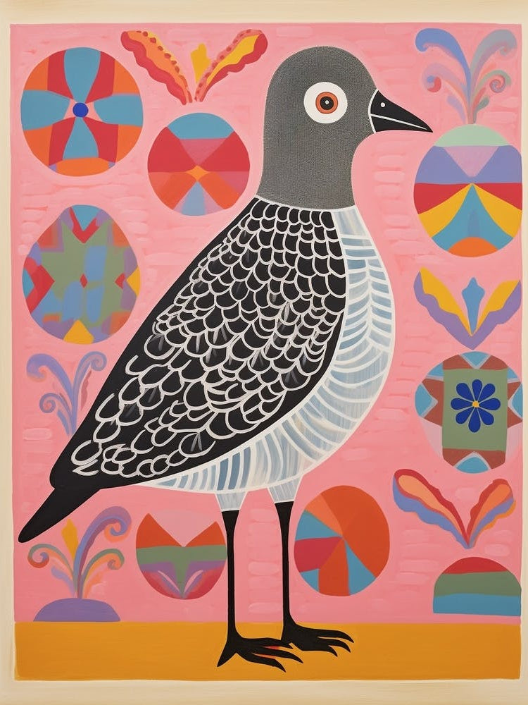 Pink Scandi Grey Plover 2