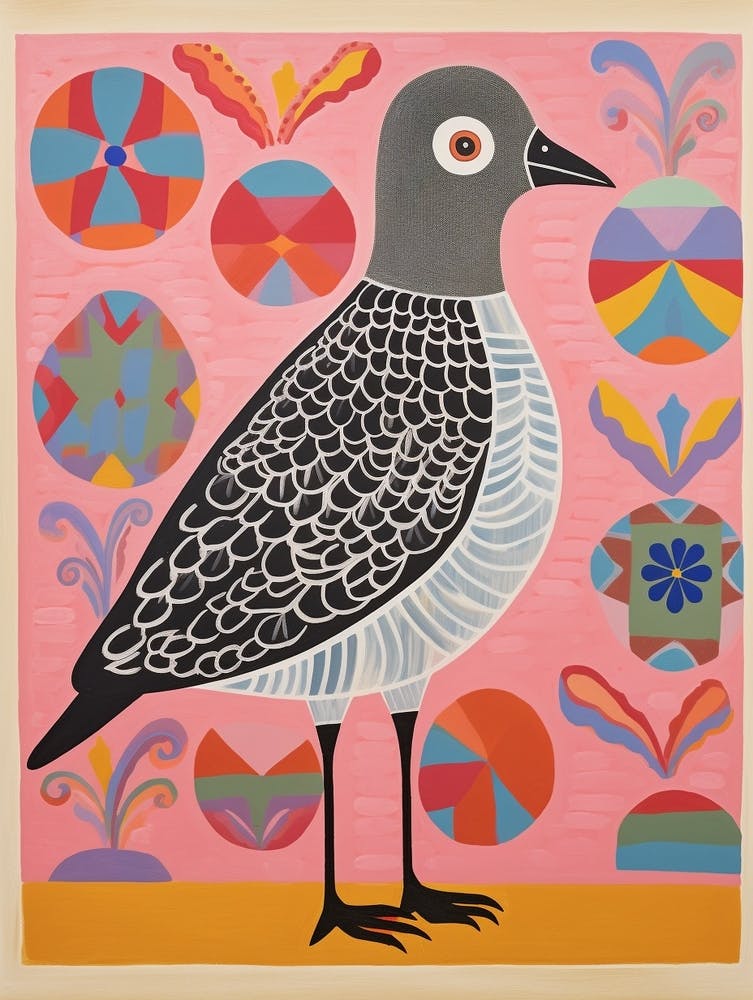 Pink Scandi Grey Plover 2