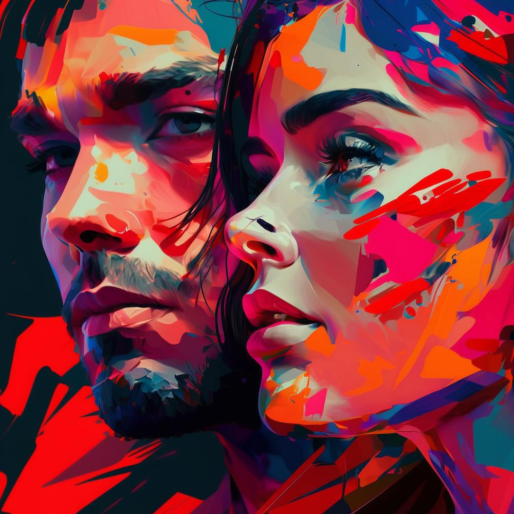 Couple In Love Fine Art Portrait 2