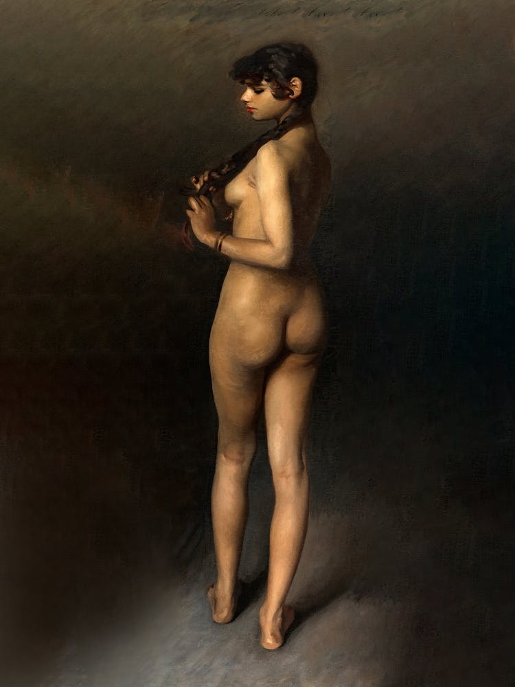 Life Study (Study Of An Egyptian Girl) (1891), John Singer Sargent