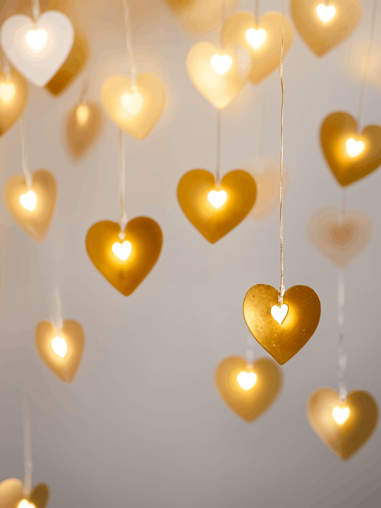 Gold Hearts no3