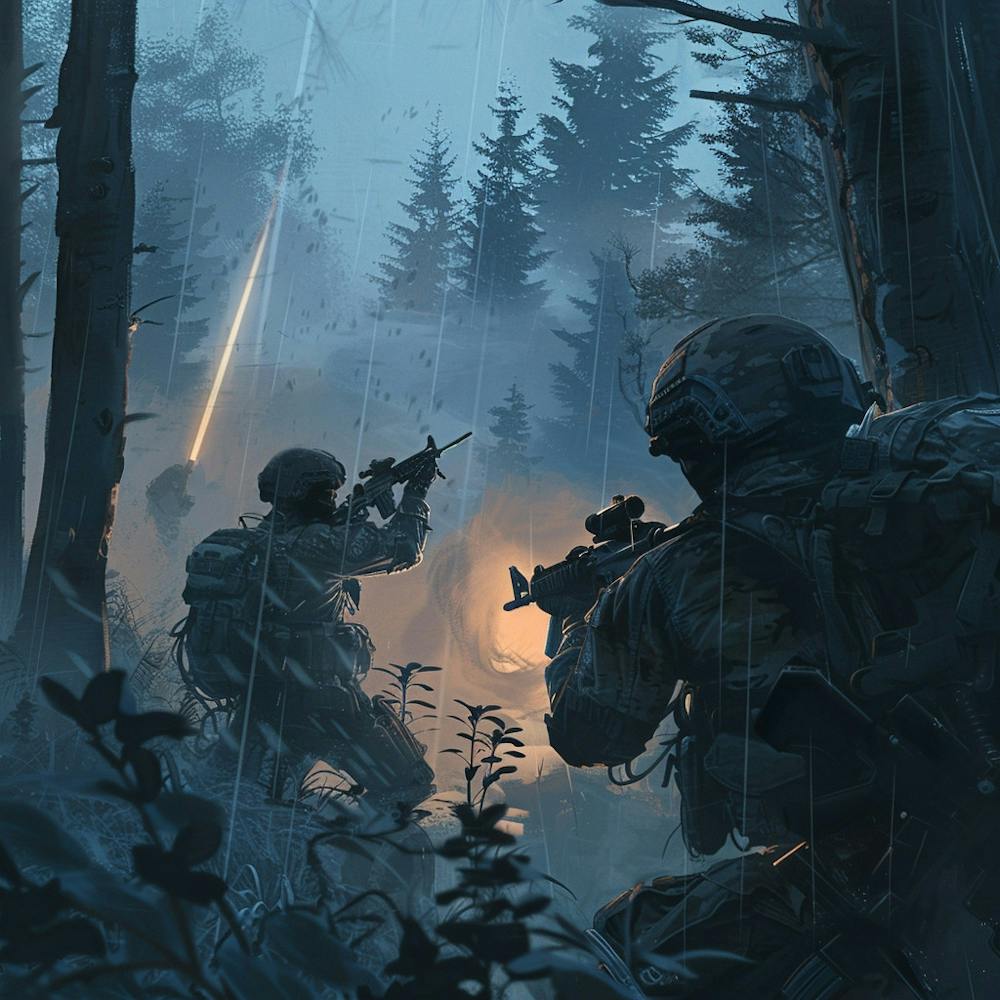 Snipers In The Woods
