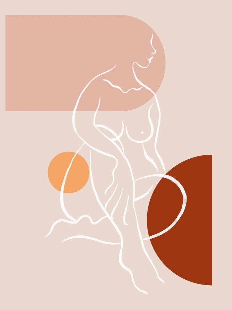 Scandi Nude Woman A Line
