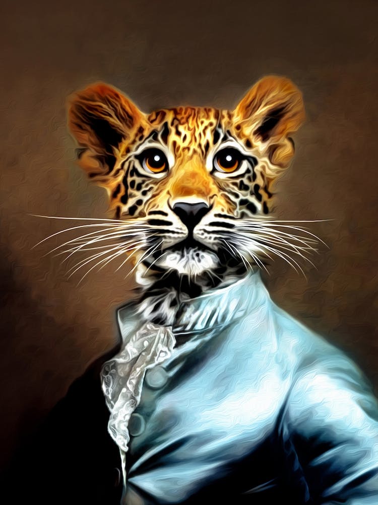 Pieterchristiaan The Spoiled Leopard Pet Portraits