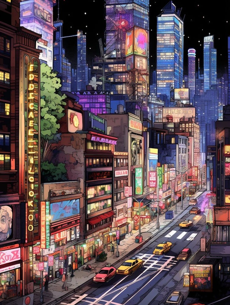 New York Pixel Art 2