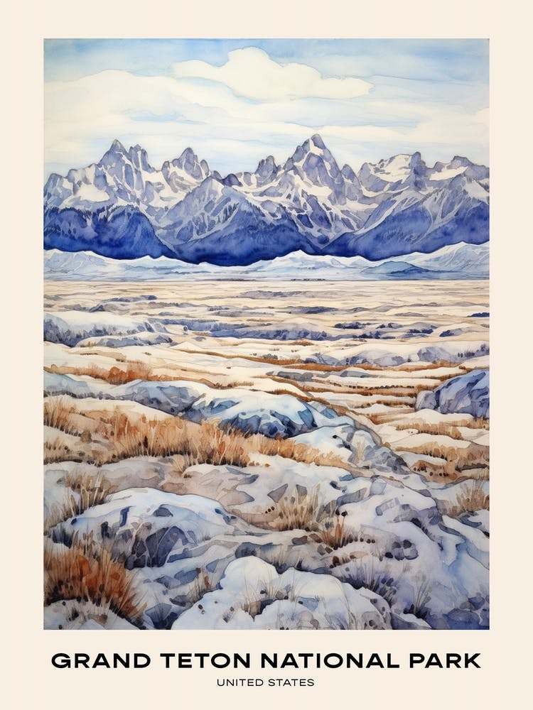 Grand Teton National Park United States 2 Poster