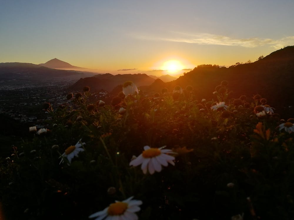 Teide Sunset from Cran Canaria