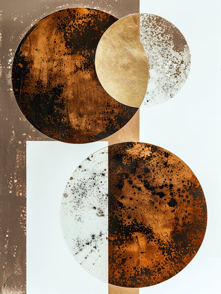 'Circles' 245 Minimalist, Bauhaus