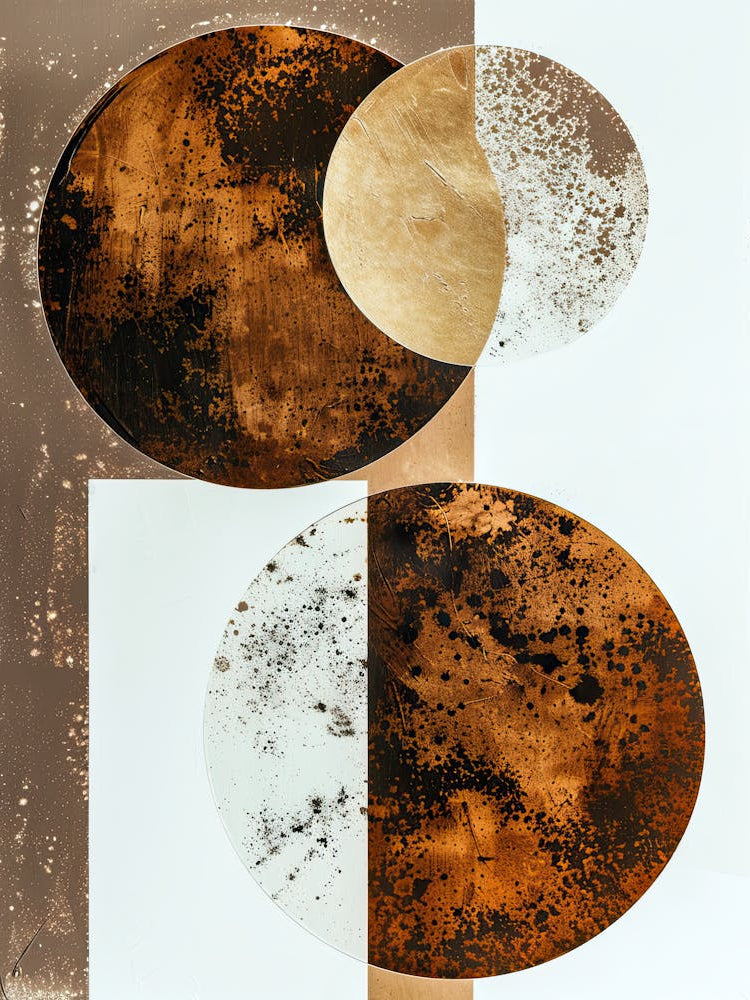 'Circles' 245 Minimalist, Bauhaus