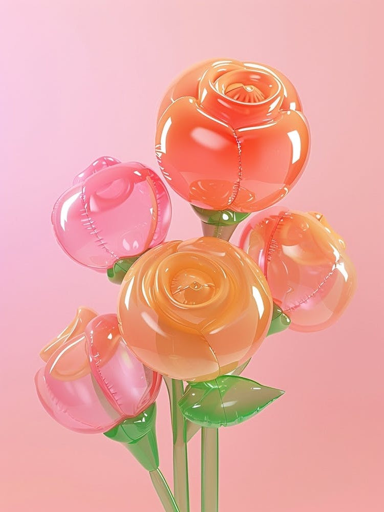 Dreamy Inflatable Flowers Rose 2