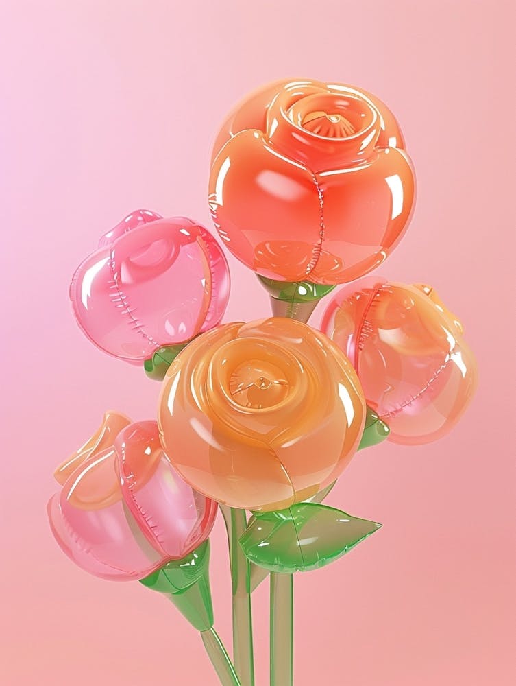 Dreamy Inflatable Flowers Rose 2