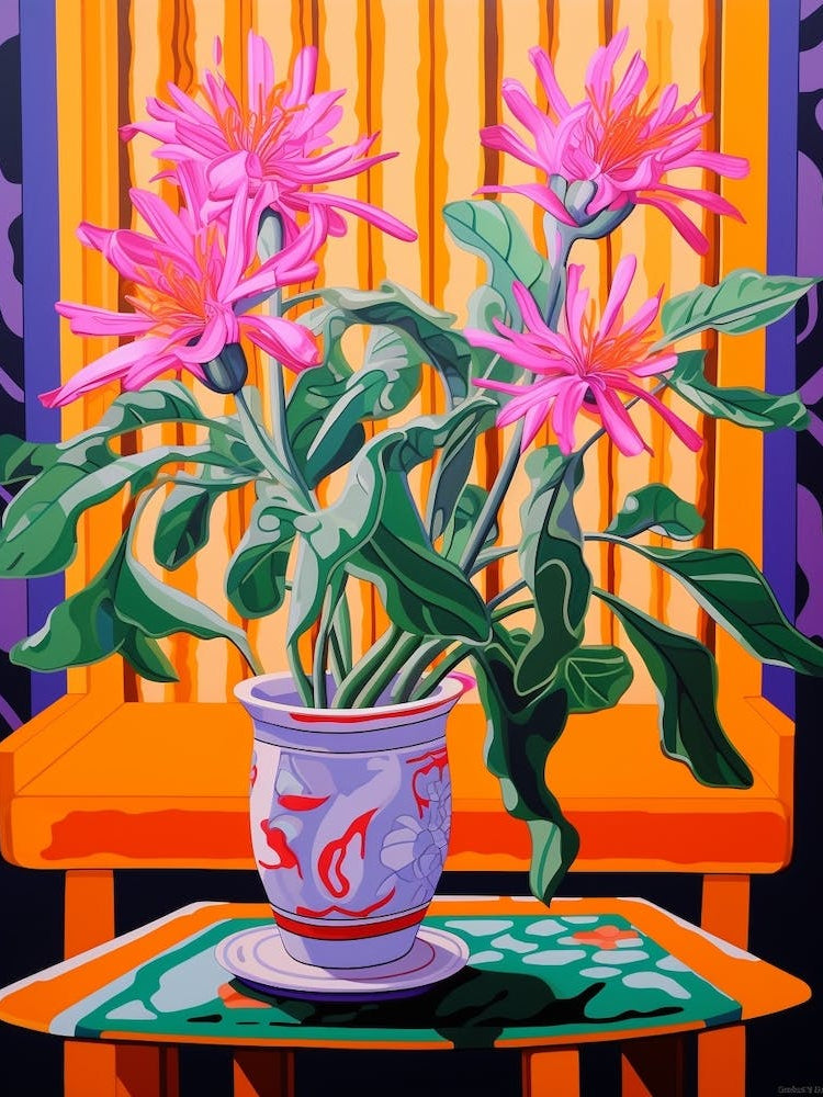 Mexican Style Cactus Illustration Easter Cactus 1