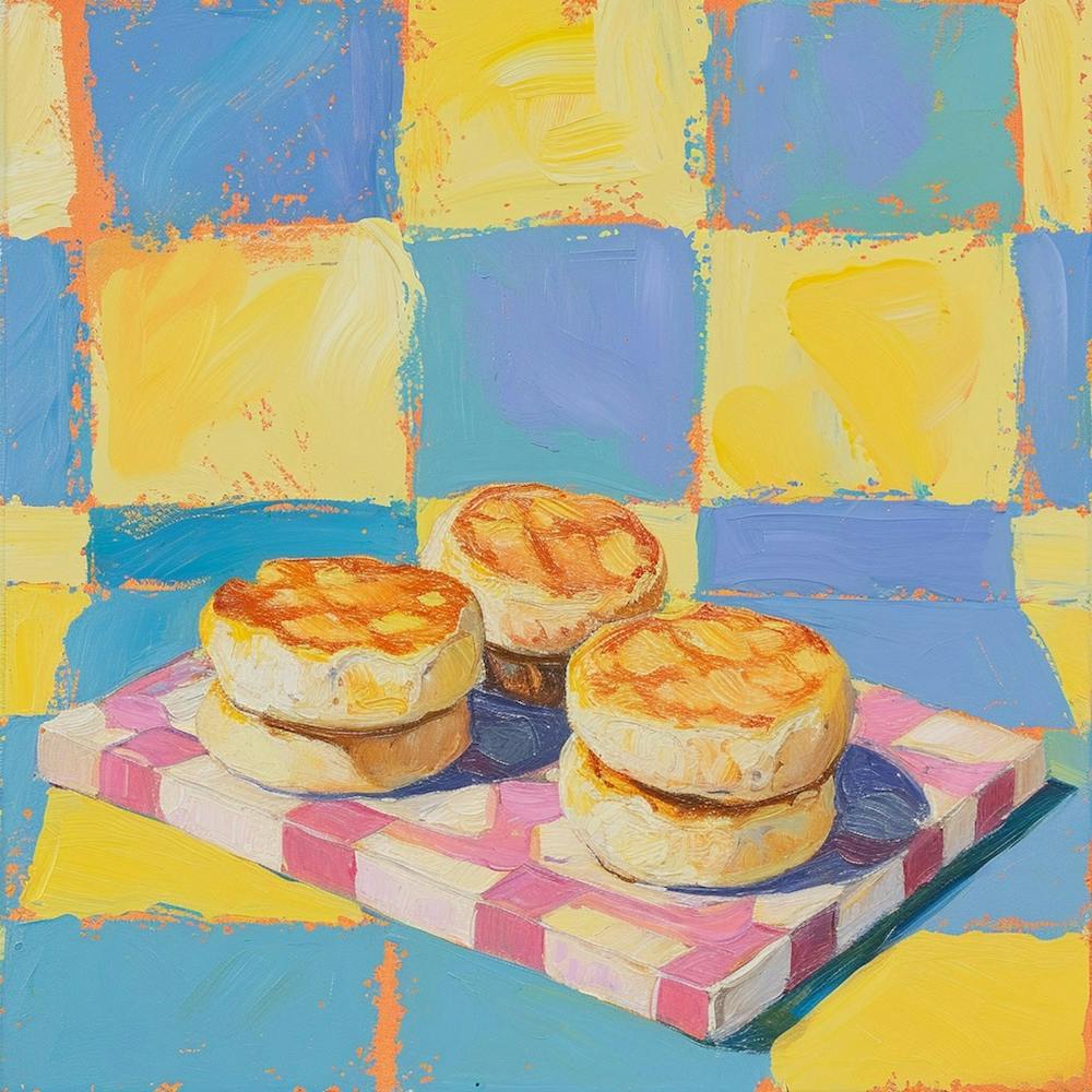 Pastel Tile English Tea Cake 1