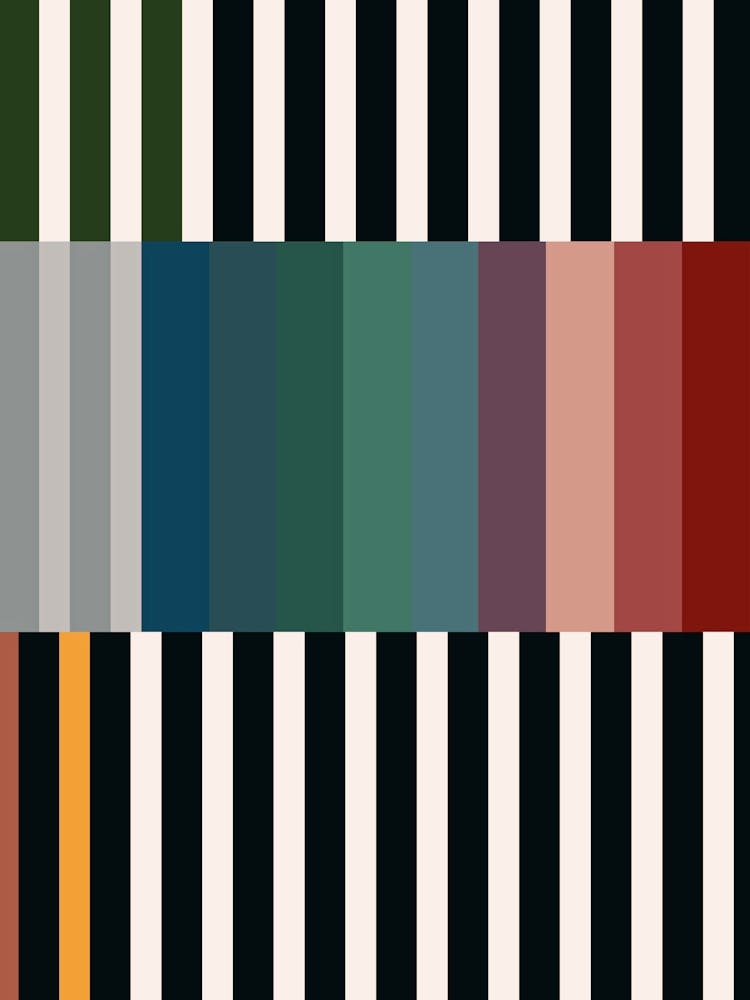 Fun Striped Abstract Art One