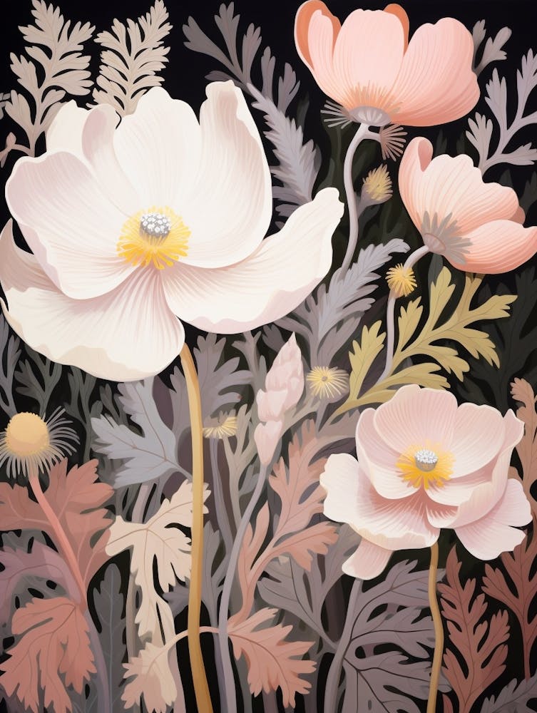 Anemone 2 Flower Painting