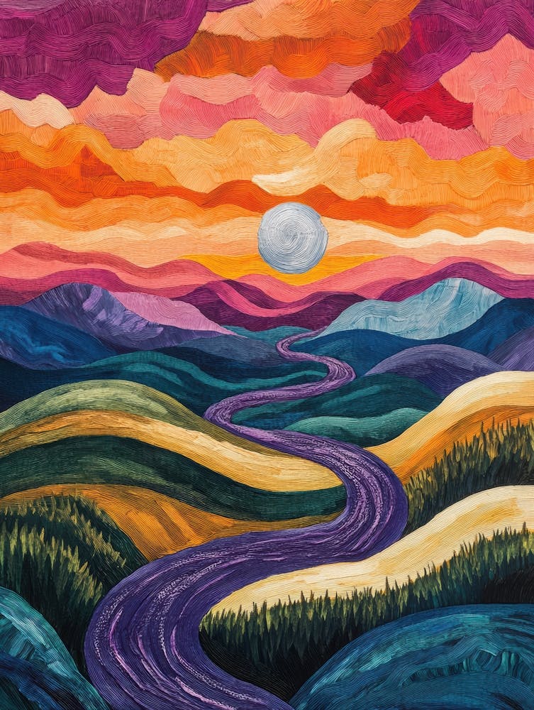 Sunset In The Mountains 7