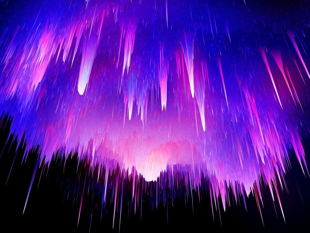 Space Neon Explosion #4 - space neon poster, synthwave poster