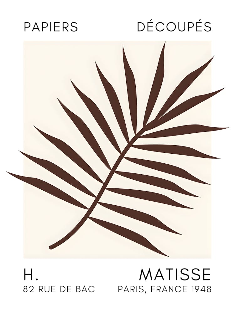 Henri Matisse Palm Leaf 4