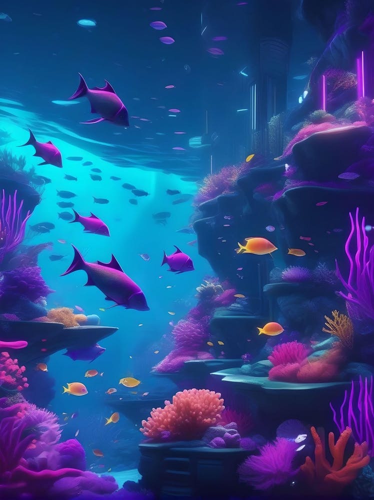 Underwater Ocean Scene