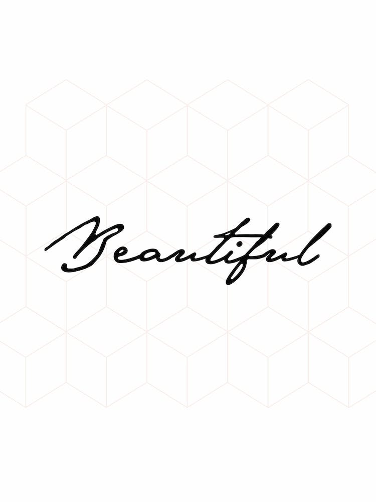 Beautiful With Geometric Pink Pattern