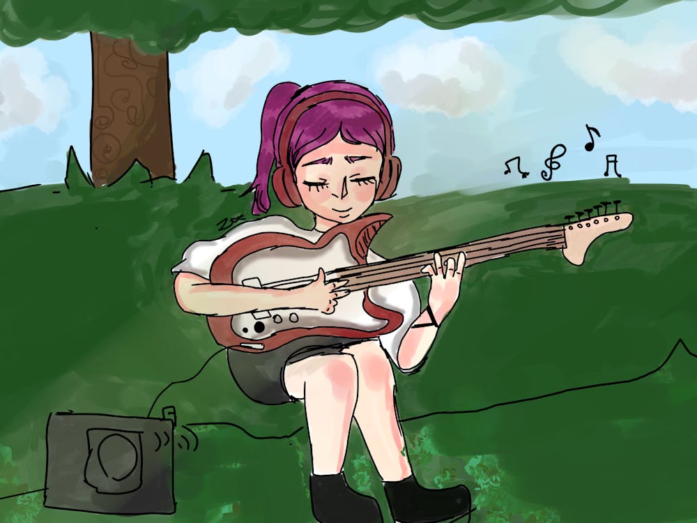 Girl Playing Guitar