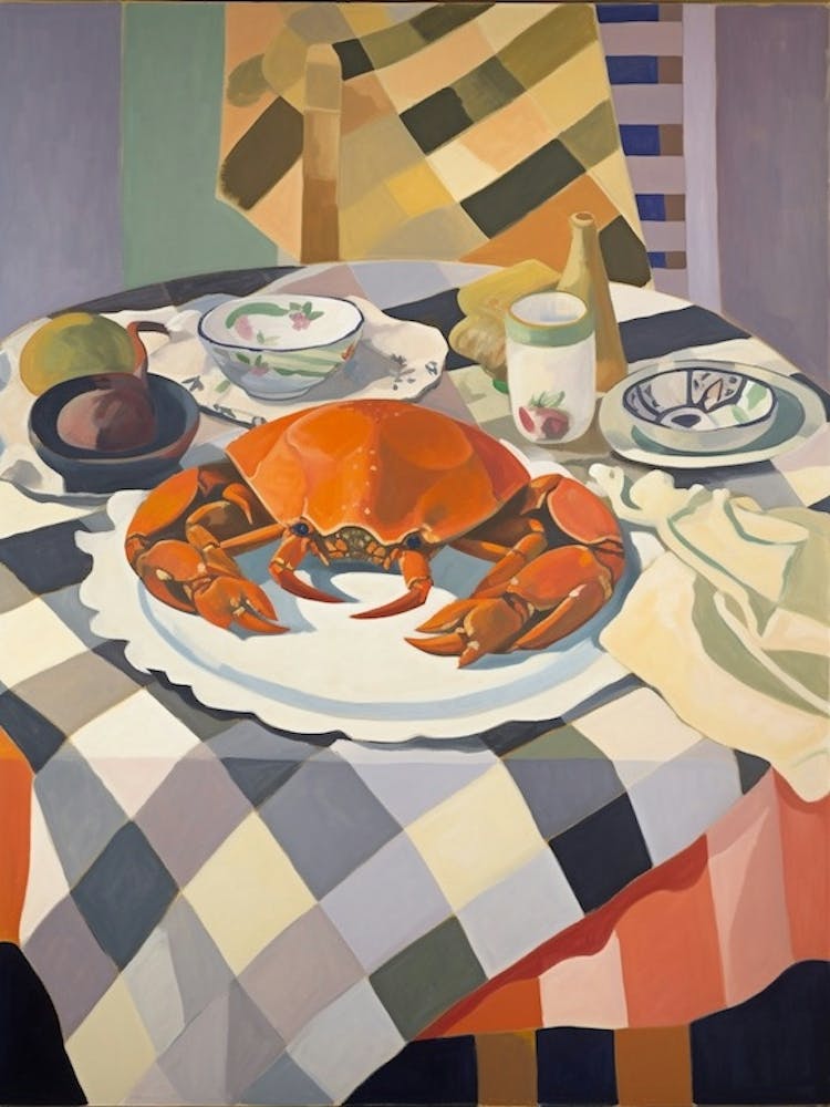 Crab 2 Still Life Painting
