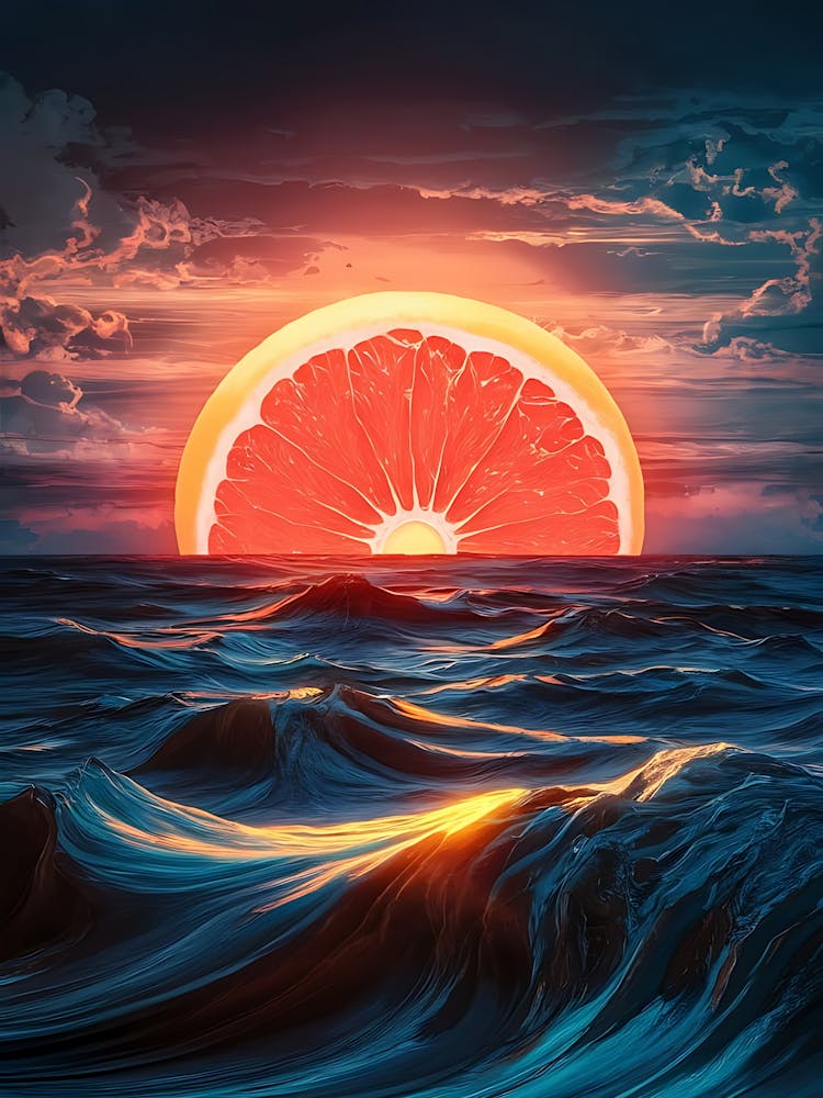 Sunset Over The Ocean 10