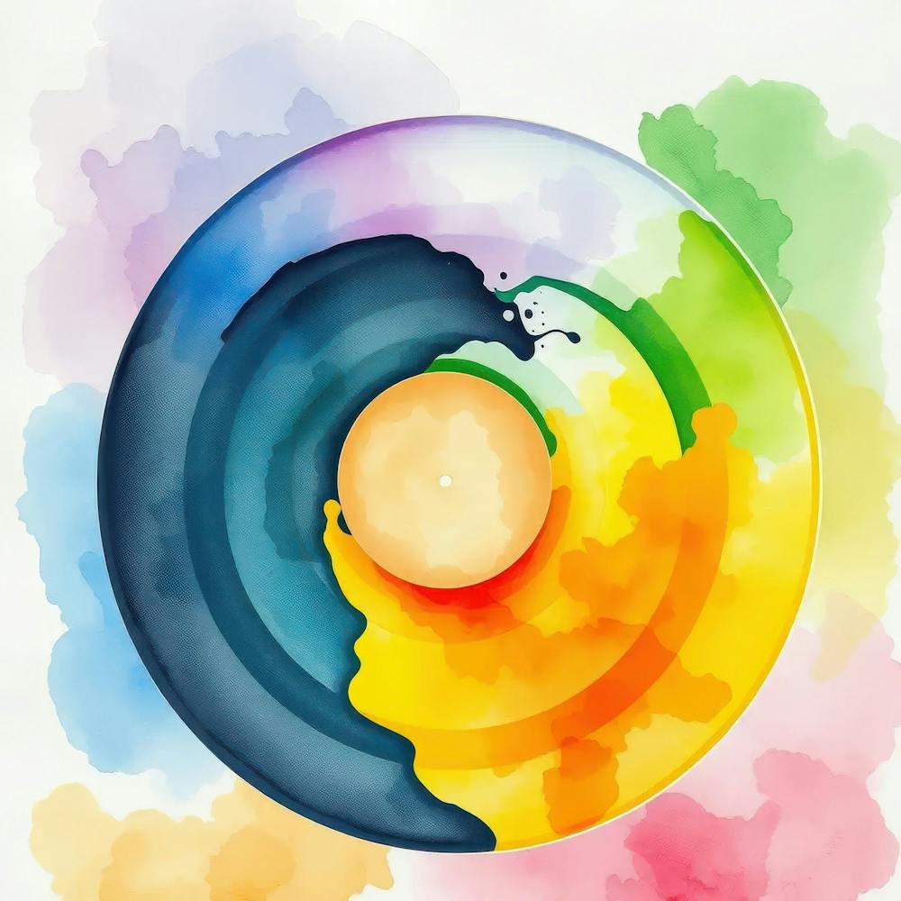 Watercolor Circle 1