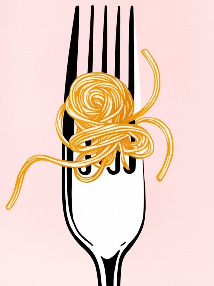 Fork With Spaghetti 1