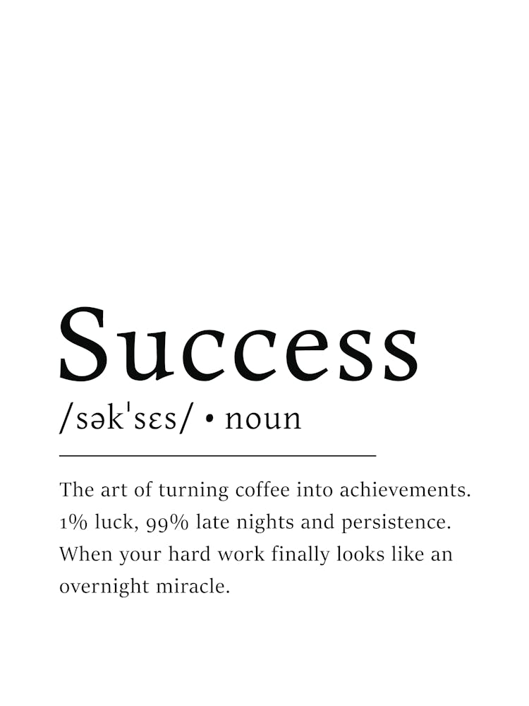 Success Definition Inspirational Quote