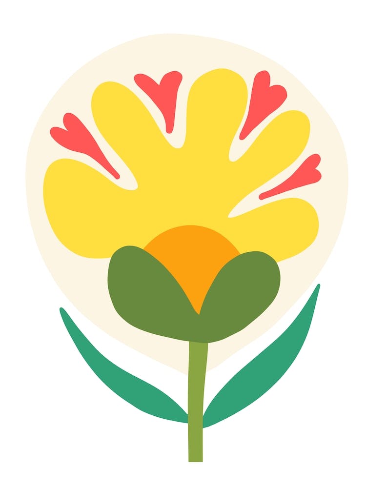 Folk Art Flower