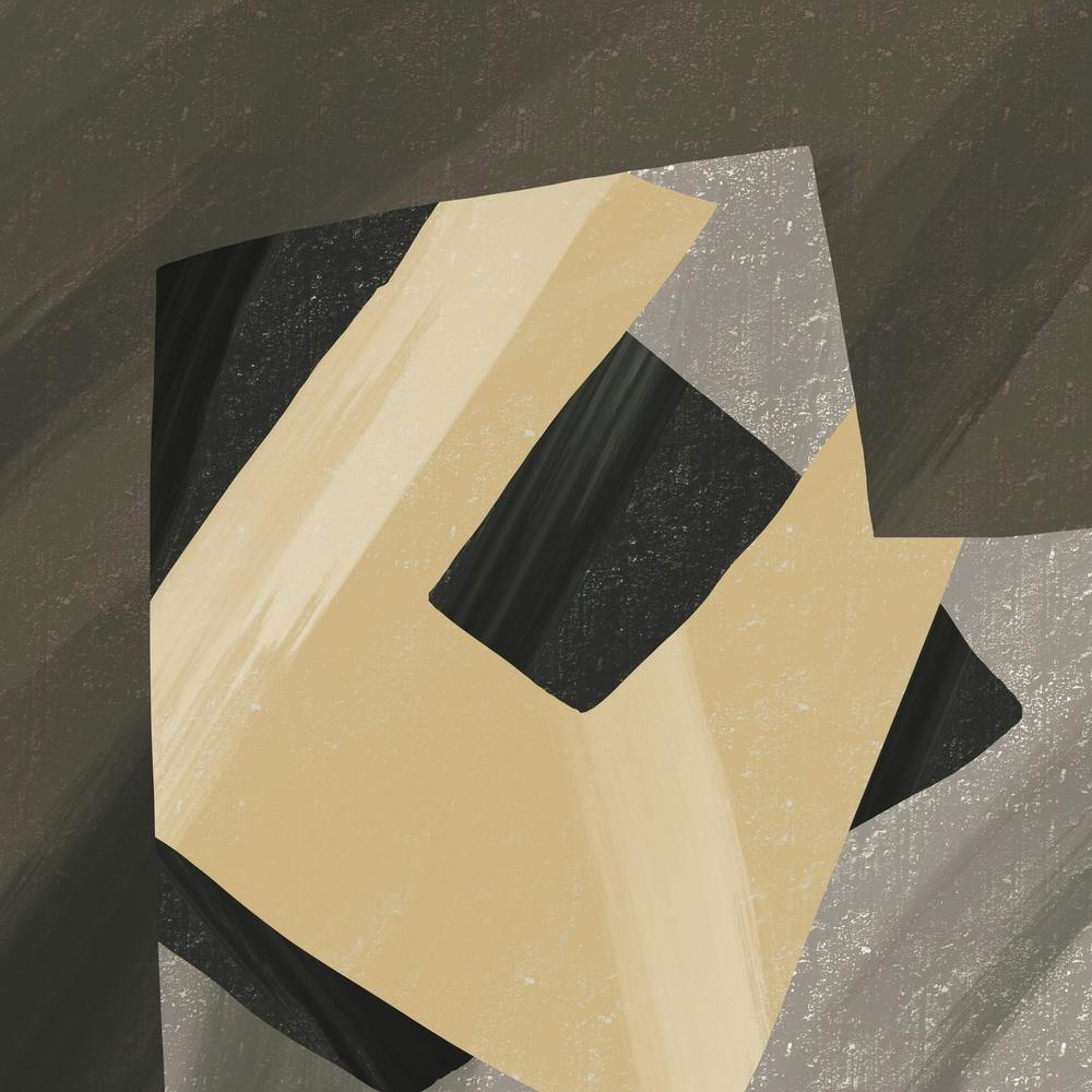 Polygon Abstract Composition Square