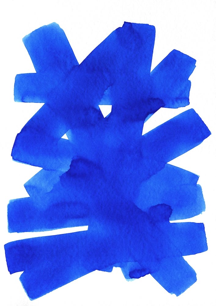 Superwatercolor Blue