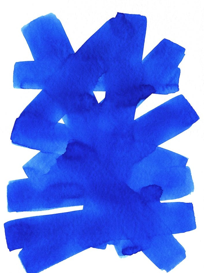 Superwatercolor Blue