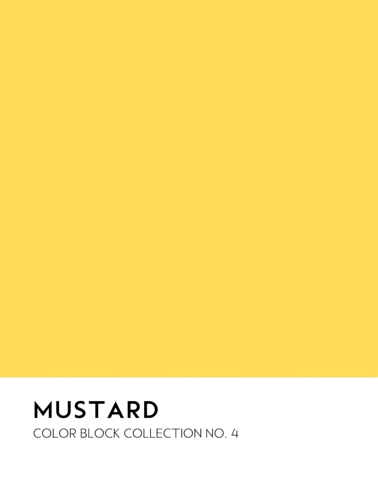 Mustard Color Block Collection