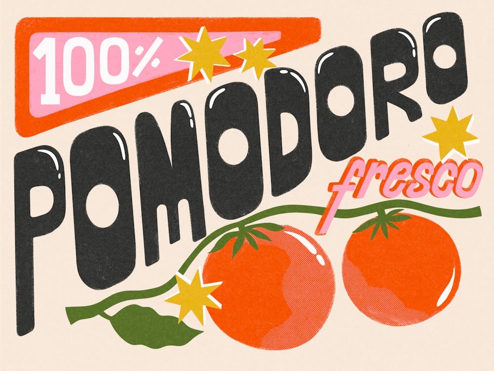 Pomodoro Fresco Retro Style